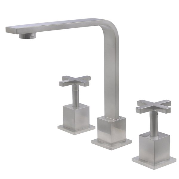 Novatto MULD Widespread 2-Handle Lavatory Faucet in Brushed Nickel NBF-836BN